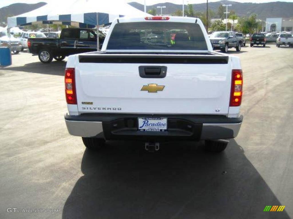 2009 Silverado 1500 LT Crew Cab - Summit White / Light Titanium photo #7