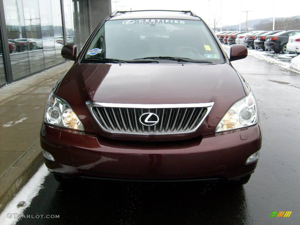 2008 RX 350 AWD - Brandywine Mica / Black photo #7