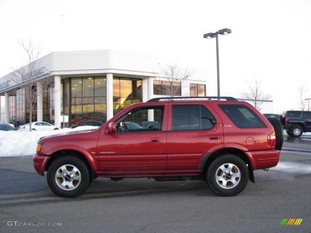 1999 Rodeo LSE 4WD - Palazzo Red / Gray photo #1
