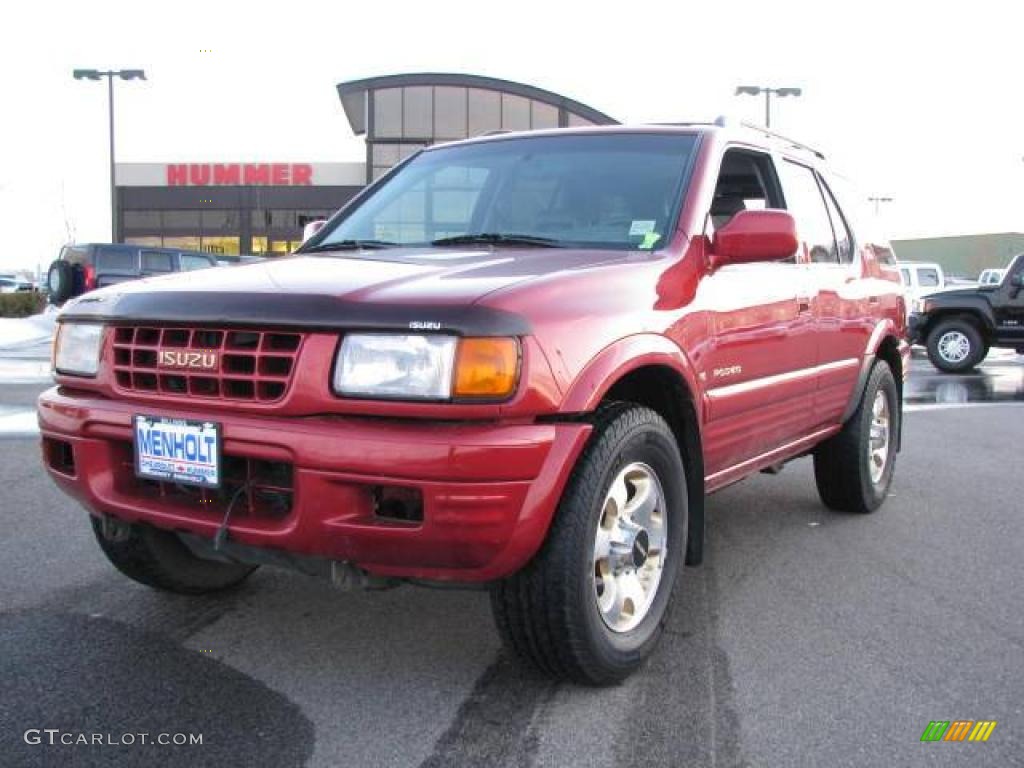 1999 Rodeo LSE 4WD - Palazzo Red / Gray photo #2