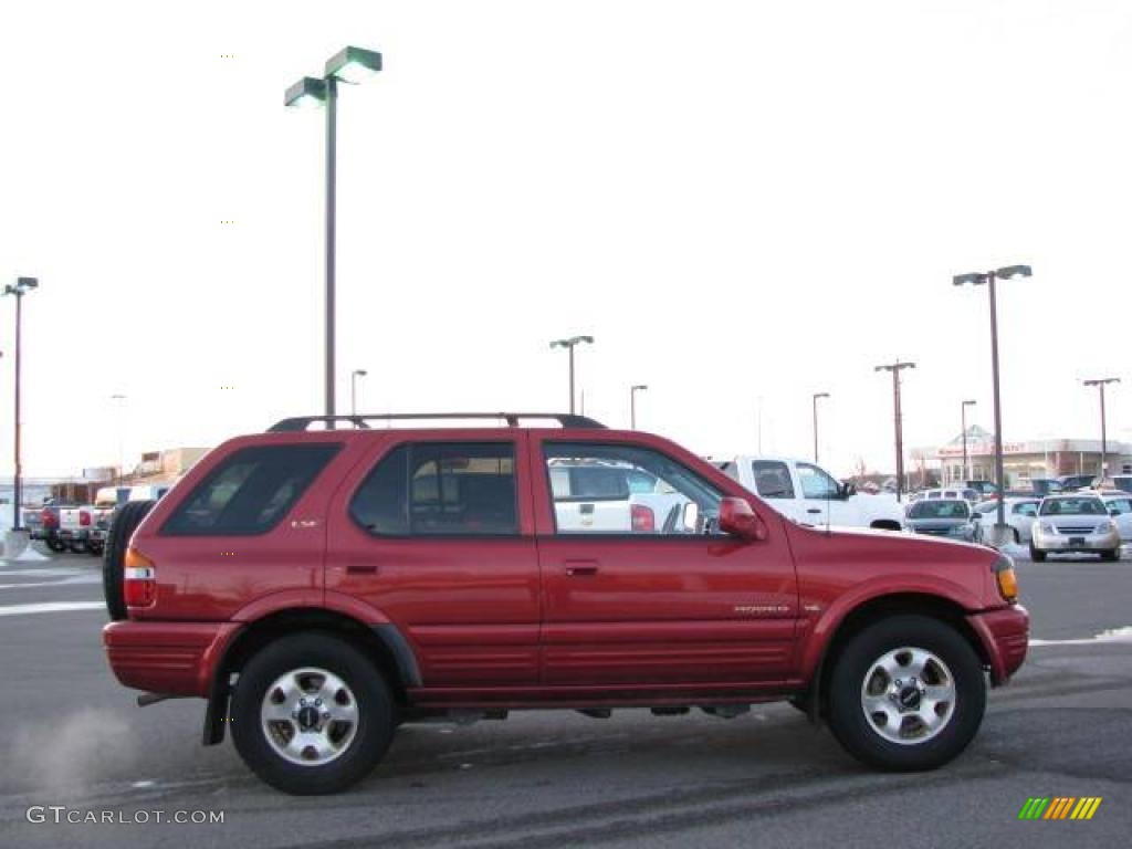 1999 Rodeo LSE 4WD - Palazzo Red / Gray photo #4