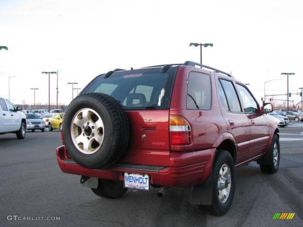 1999 Rodeo LSE 4WD - Palazzo Red / Gray photo #5