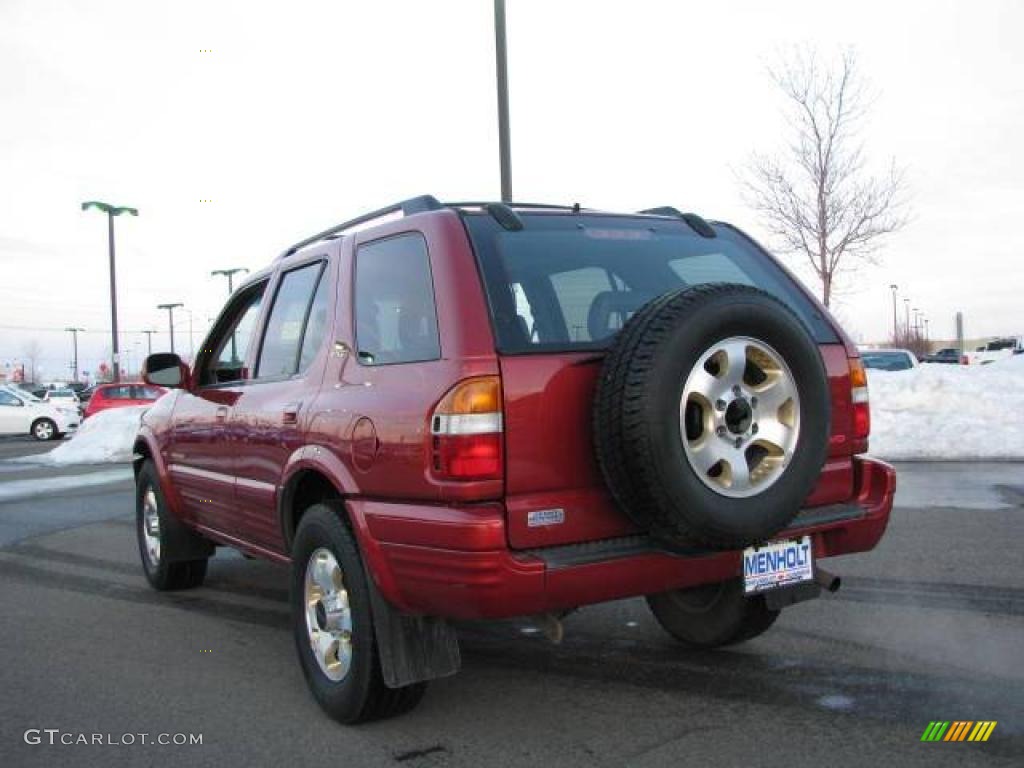 1999 Rodeo LSE 4WD - Palazzo Red / Gray photo #6