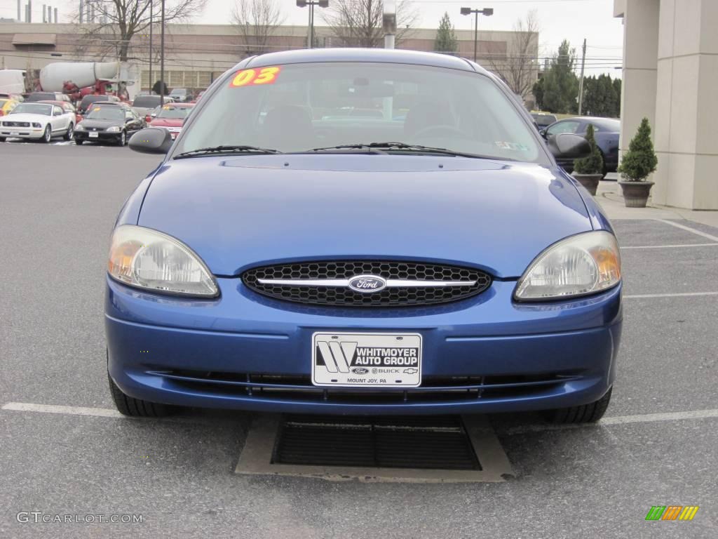 2003 Taurus LX - Patriot Blue Metallic / Medium Graphite photo #2