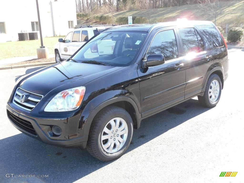 2006 CR-V SE 4WD - Nighthawk Black Pearl / Black photo #3