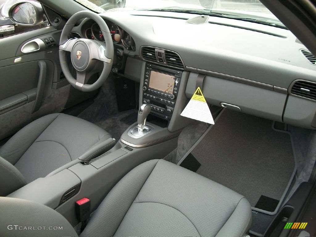 2010 Porsche 911 Carrera Cabriolet Stone Grey Dashboard Photo #24730455