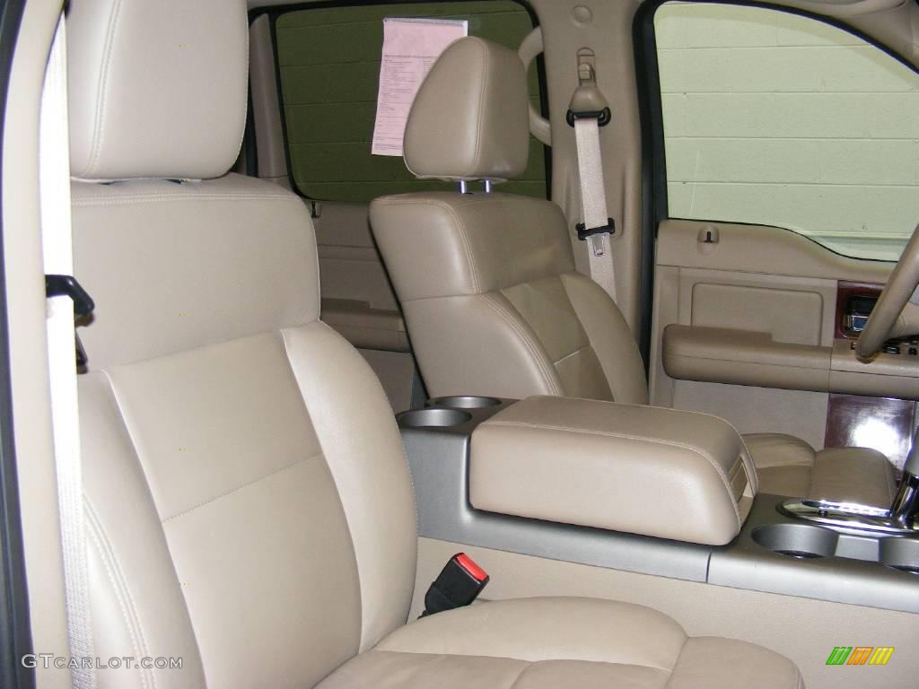 2005 F150 Lariat SuperCrew 4x4 - Dark Stone Metallic / Tan photo #21