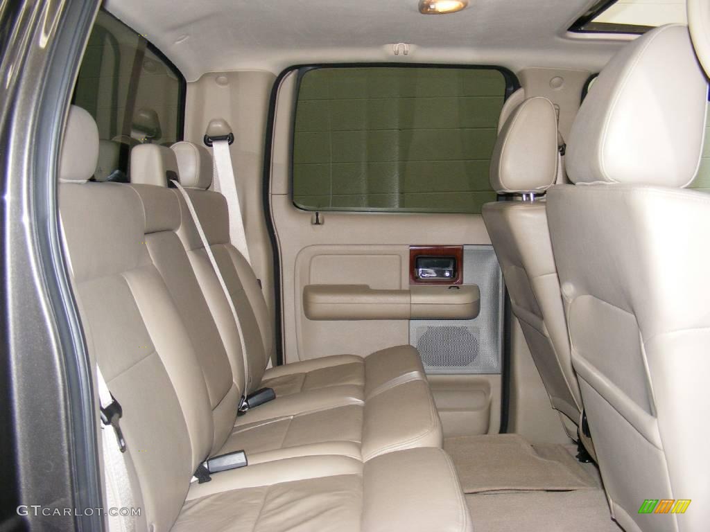 2005 F150 Lariat SuperCrew 4x4 - Dark Stone Metallic / Tan photo #23
