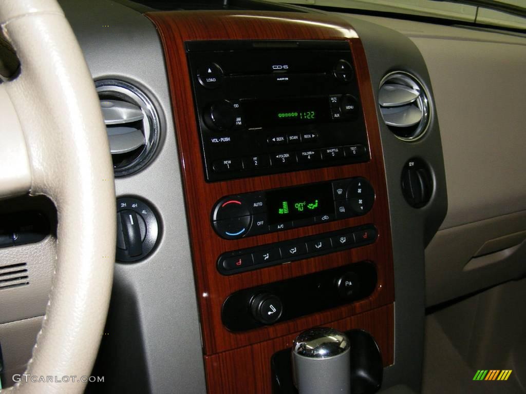 2005 F150 Lariat SuperCrew 4x4 - Dark Stone Metallic / Tan photo #25