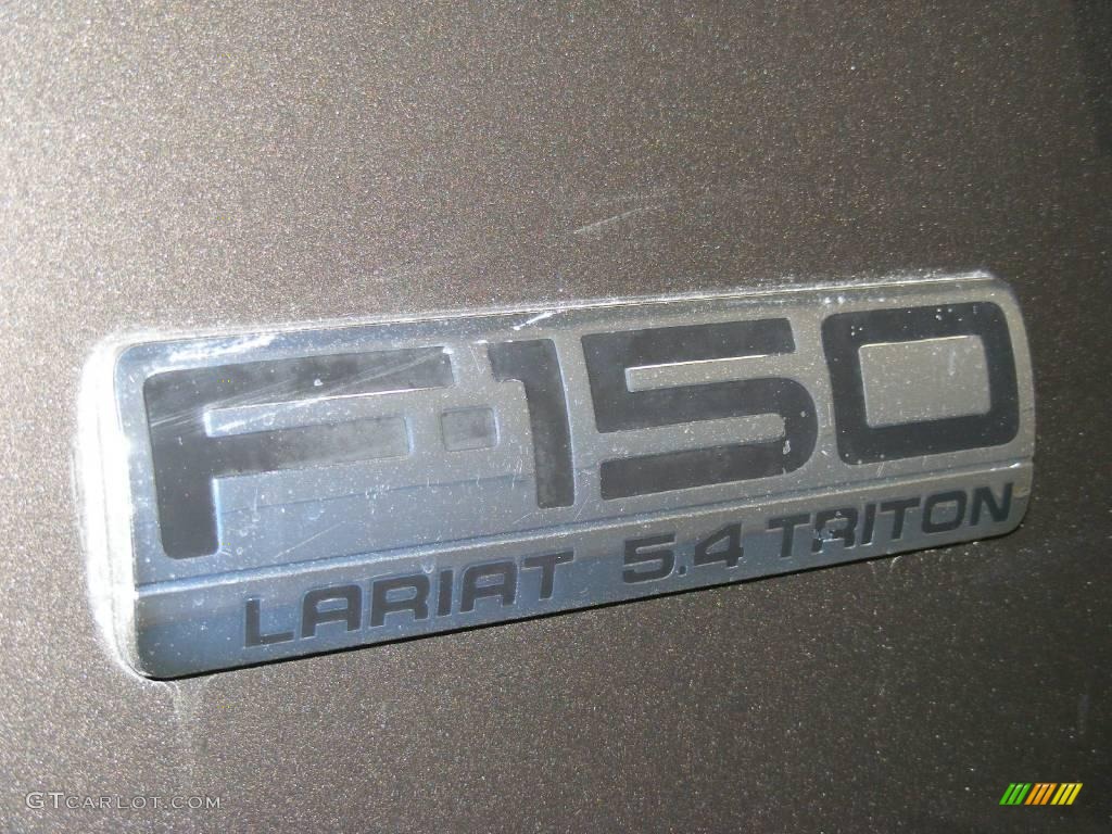 2005 F150 Lariat SuperCrew 4x4 - Dark Stone Metallic / Tan photo #38