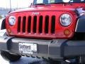 2007 Flame Red Jeep Wrangler Unlimited X 4x4  photo #31