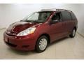 2009 Salsa Red Pearl Toyota Sienna LE  photo #3