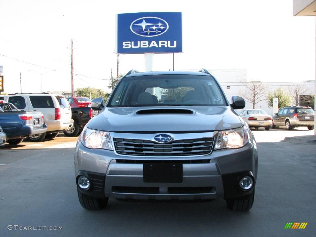 2009 Forester 2.5 XT Limited - Spark Silver Metallic / Platinum photo #2