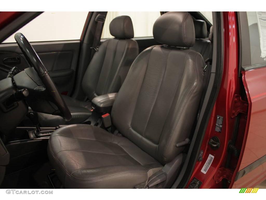 2004 Elantra GT Hatchback - Crimson Dark Red / Dark Gray photo #8