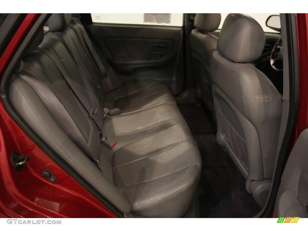 2004 Elantra GT Hatchback - Crimson Dark Red / Dark Gray photo #14