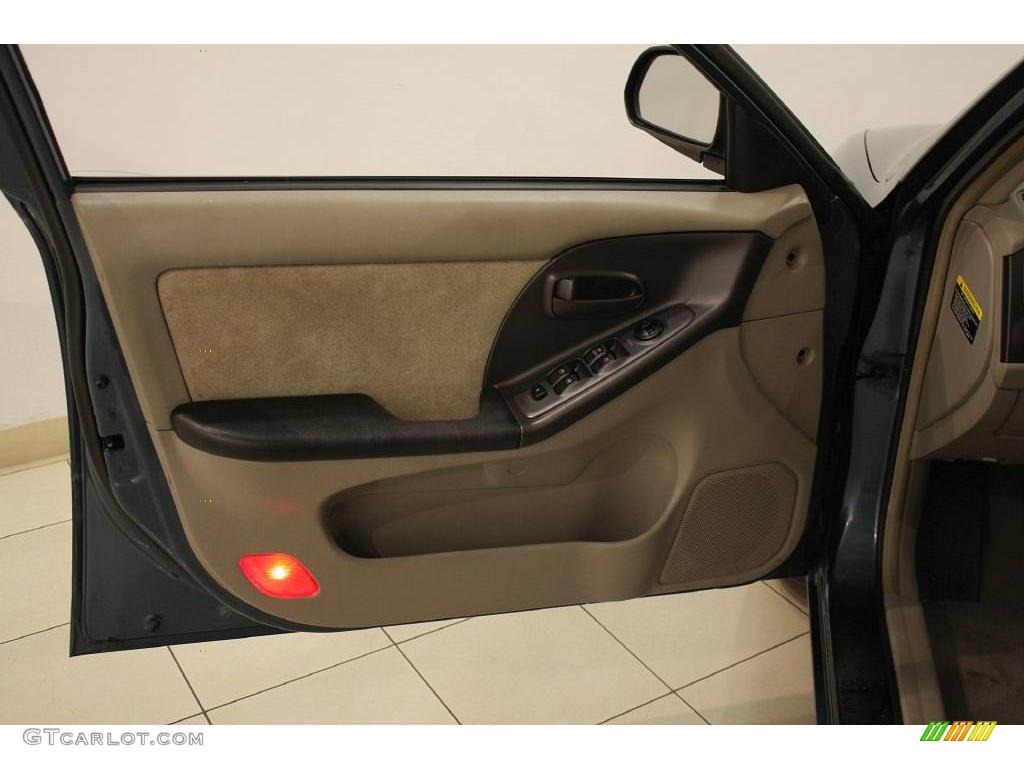 2002 Elantra GLS Sedan - Carbon Blue / Beige photo #7