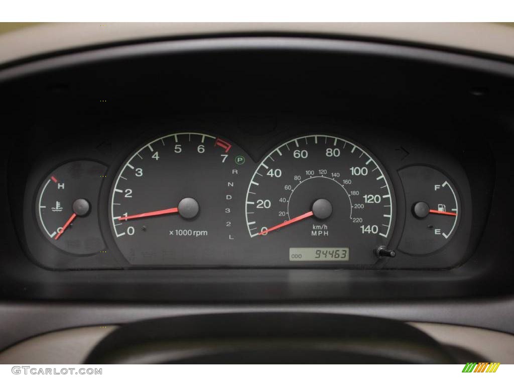 2002 Elantra GLS Sedan - Carbon Blue / Beige photo #10