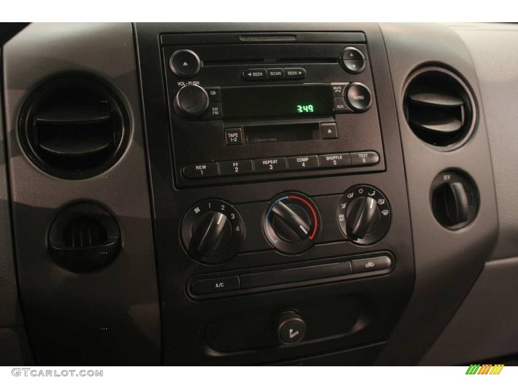 2004 F150 STX SuperCab - Black / Medium/Dark Flint photo #11