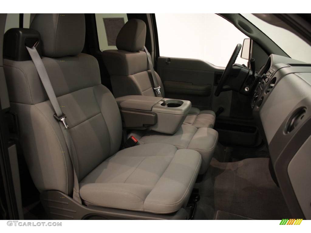 2004 F150 STX SuperCab - Black / Medium/Dark Flint photo #12