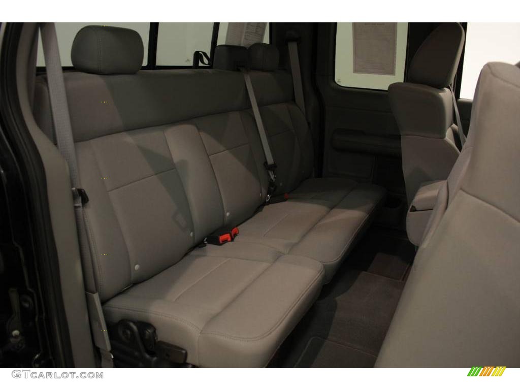 2004 F150 STX SuperCab - Black / Medium/Dark Flint photo #13