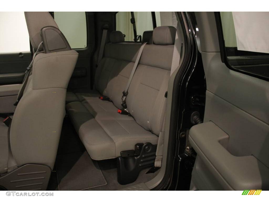 2004 F150 STX SuperCab - Black / Medium/Dark Flint photo #14