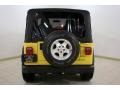 2004 Solar Yellow Jeep Wrangler X 4x4  photo #6