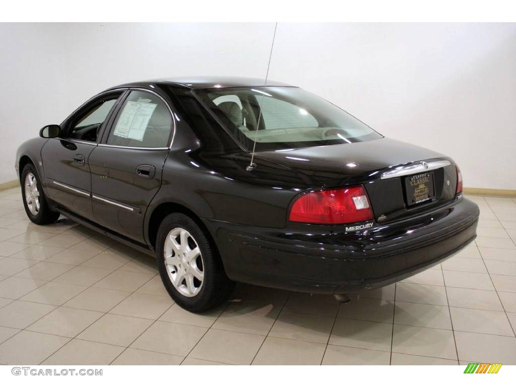 2000 Sable LS Premium Sedan - Black / Medium Parchment photo #5