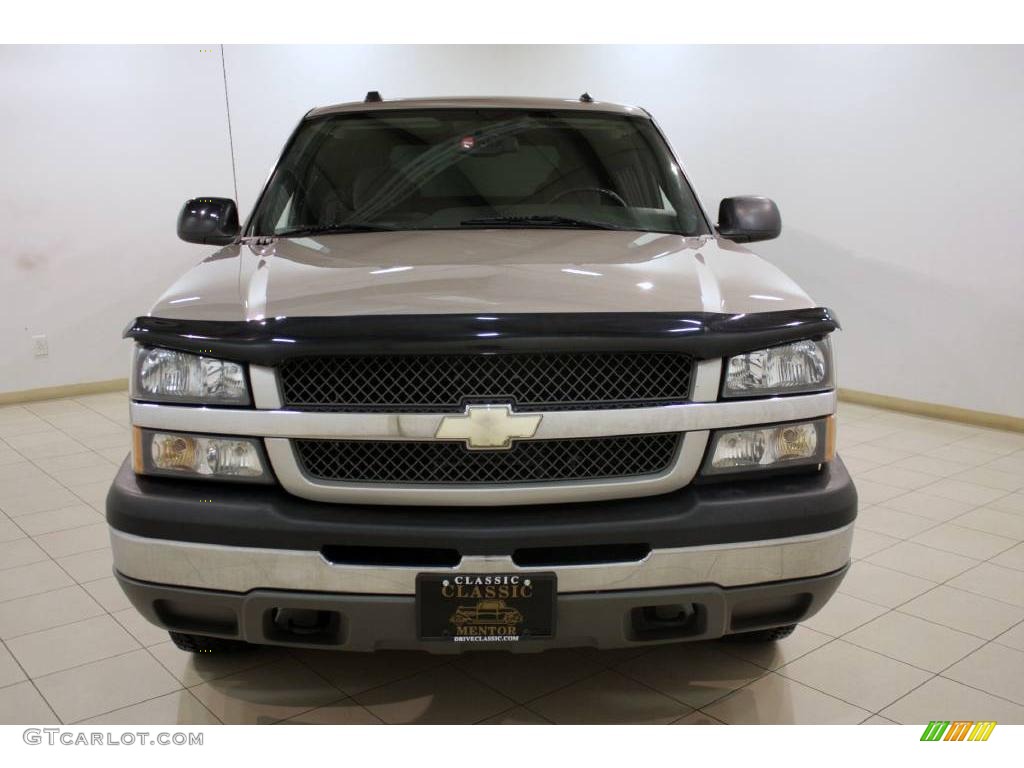 2004 Silverado 1500 LS Extended Cab 4x4 - Silver Birch Metallic / Dark Charcoal photo #2