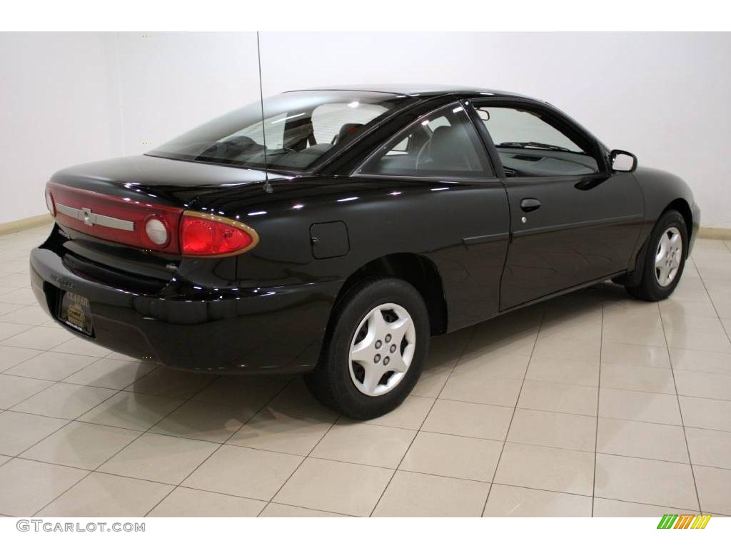 2003 Cavalier Coupe - Black / Graphite Gray photo #7