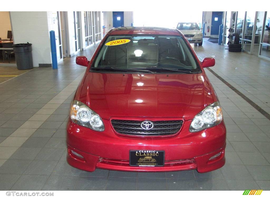 2005 Corolla XRS - Impulse Red / Black photo #5