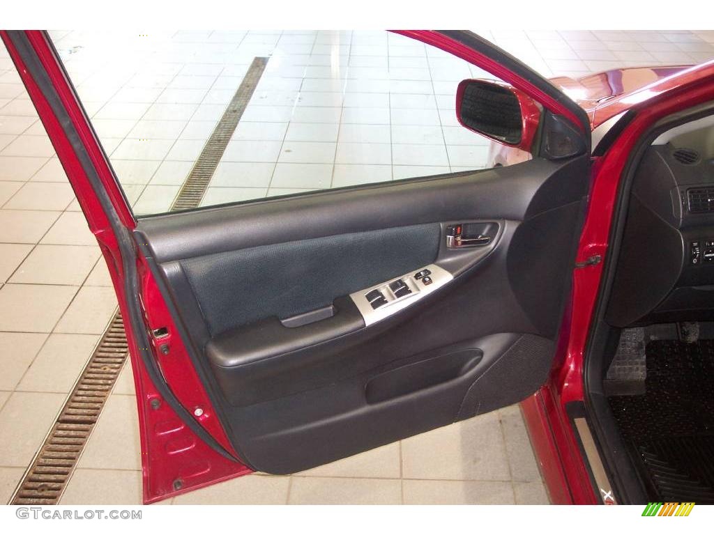 2005 Corolla XRS - Impulse Red / Black photo #13