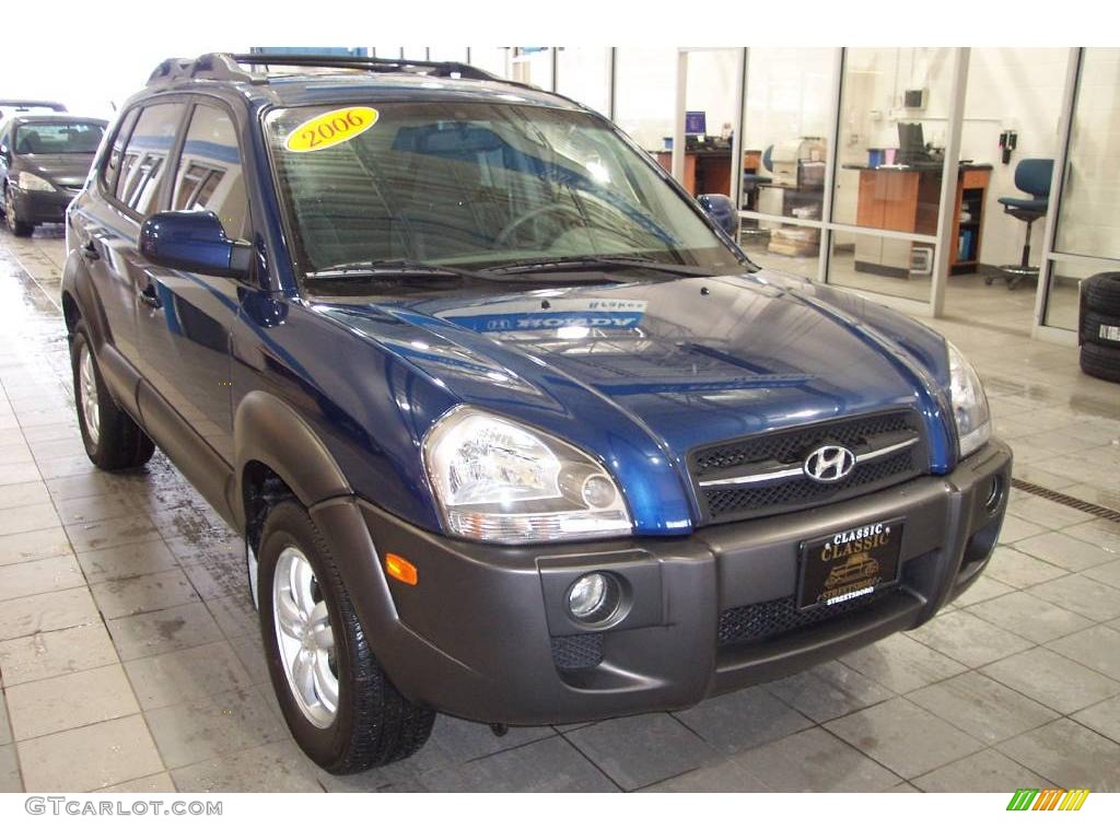 2006 Tucson GLS V6 - Nautical Blue Metallic / Gray photo #1