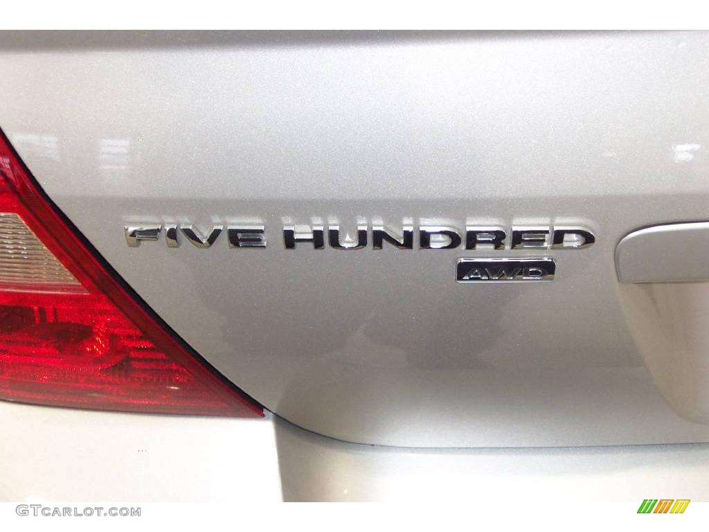 2006 Five Hundred Limited AWD - Silver Birch Metallic / Black photo #10