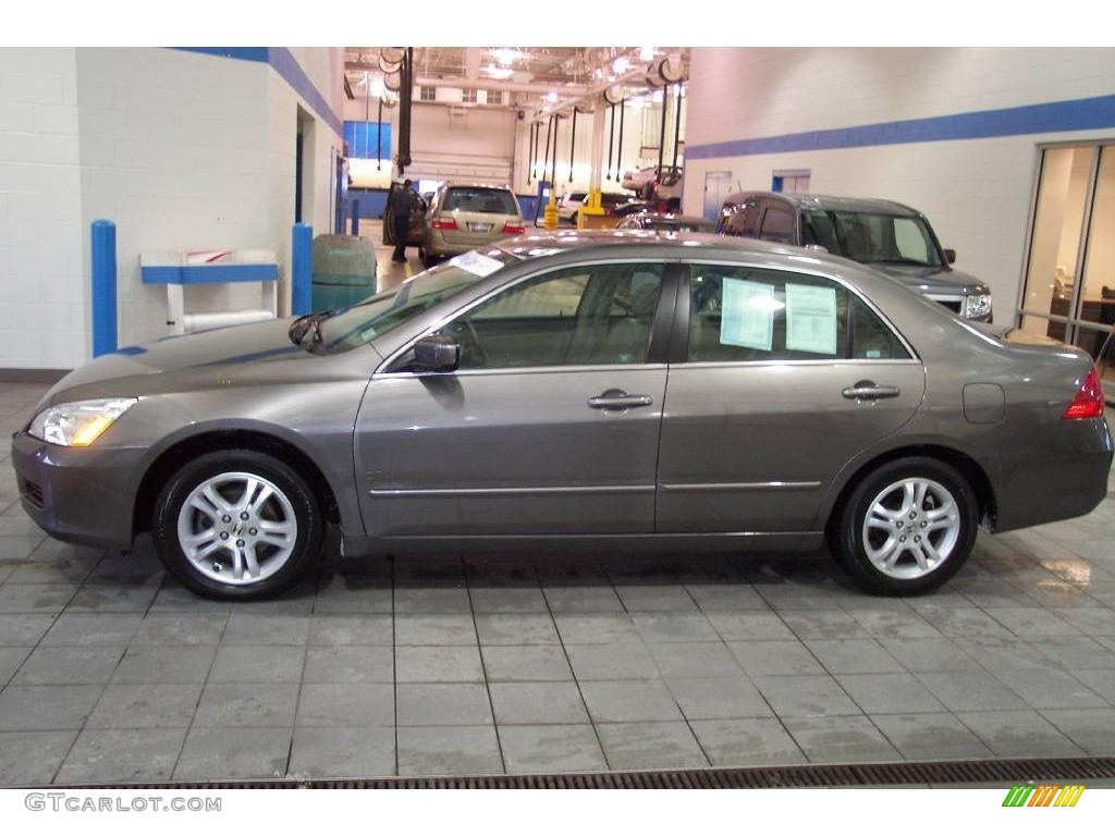 2007 Accord EX-L Sedan - Carbon Bronze Pearl / Ivory photo #4