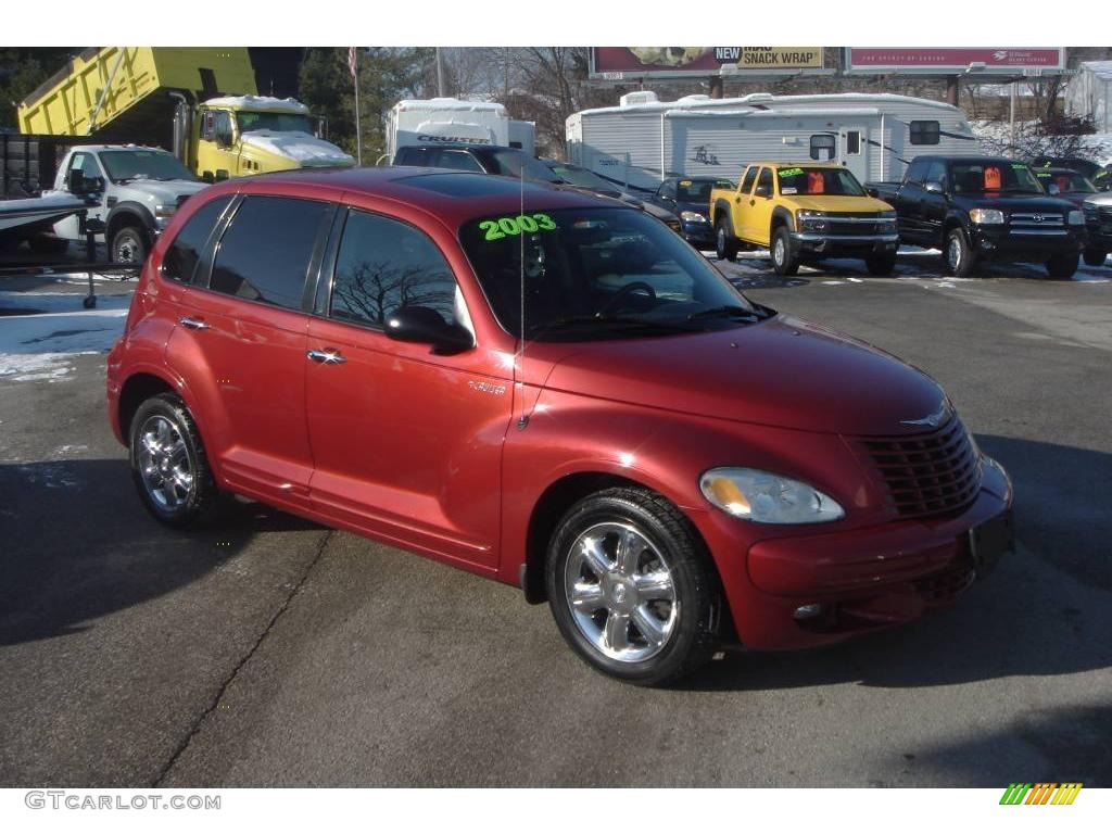 2003 PT Cruiser Limited - Inferno Red Pearl / Dark Slate Gray photo #1
