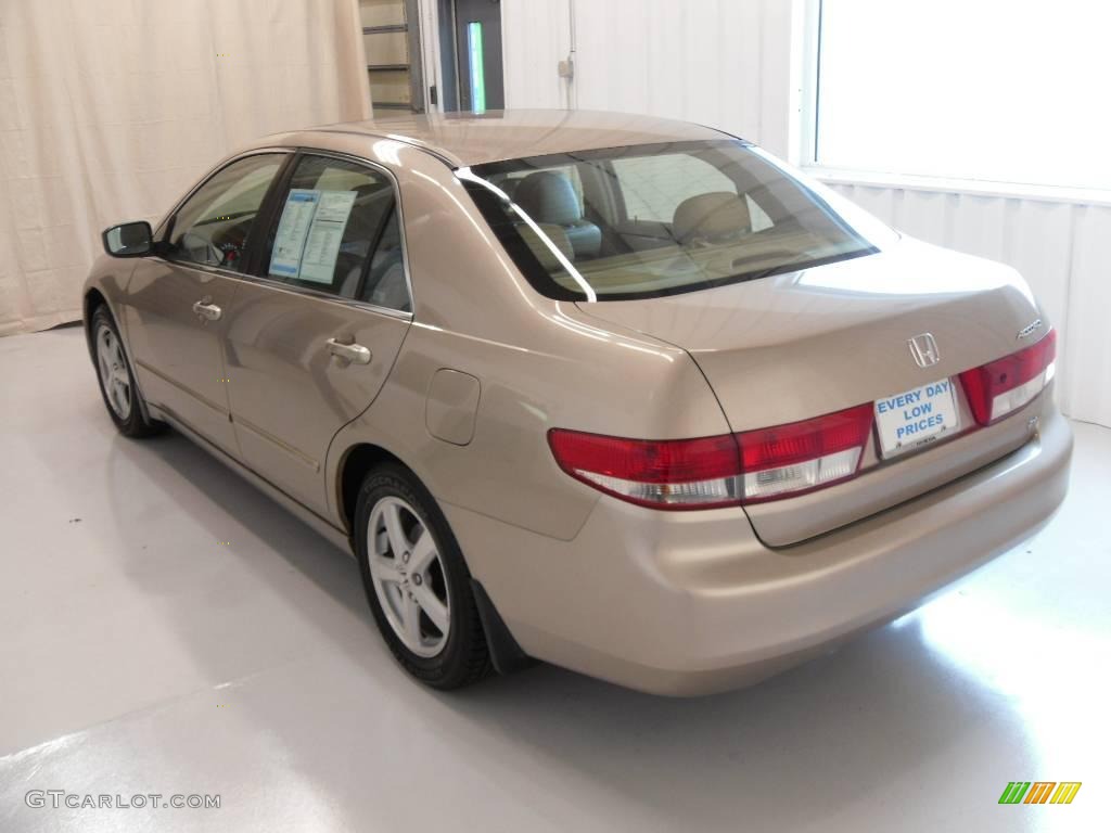 2003 Accord EX Sedan - Desert Mist Metallic / Ivory photo #2