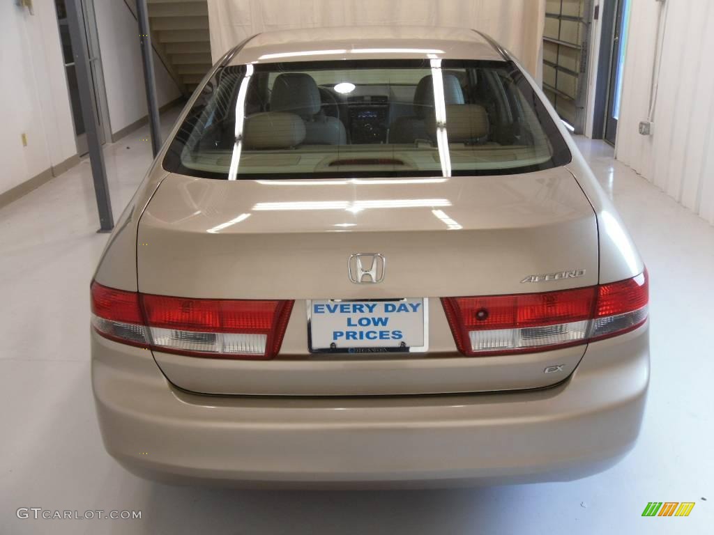2003 Accord EX Sedan - Desert Mist Metallic / Ivory photo #3