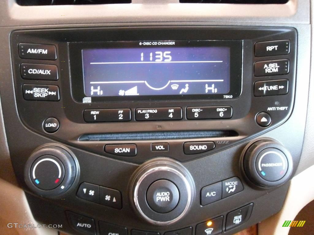 2003 Accord EX Sedan - Desert Mist Metallic / Ivory photo #13