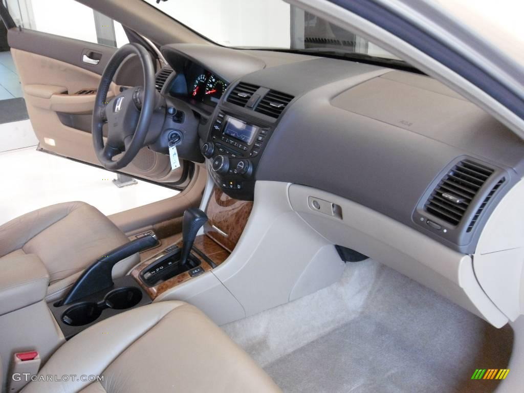 2003 Accord EX Sedan - Desert Mist Metallic / Ivory photo #20