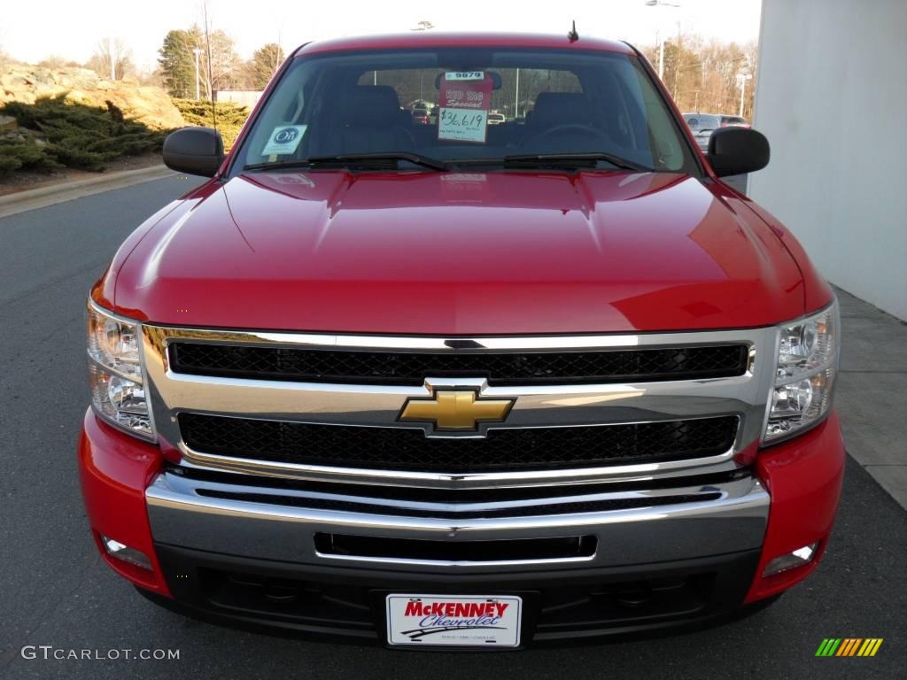 2010 Silverado 1500 LT Crew Cab 4x4 - Victory Red / Ebony photo #6