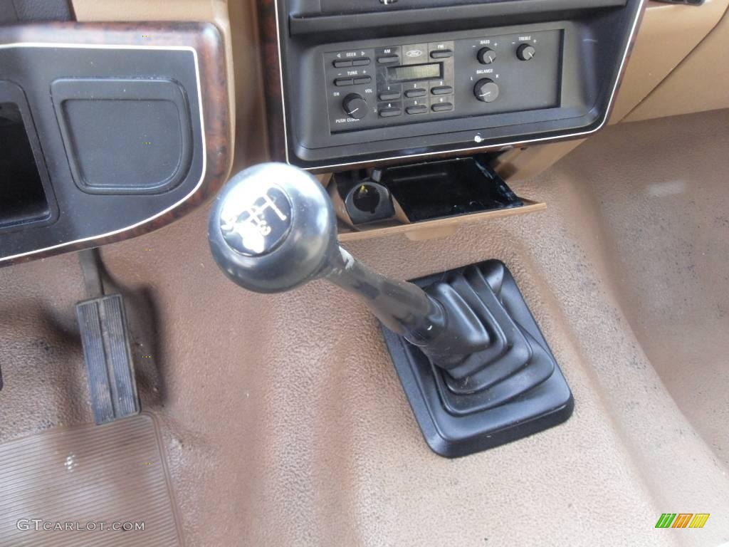 1990 F150 XLT Lariat Regular Cab - Dark Chestnut Metallic / Chestnut photo #19