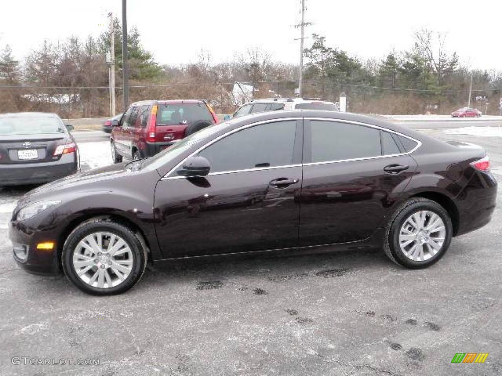 2010 MAZDA6 i Touring Sedan - Black Cherry Metallic / Beige photo #1