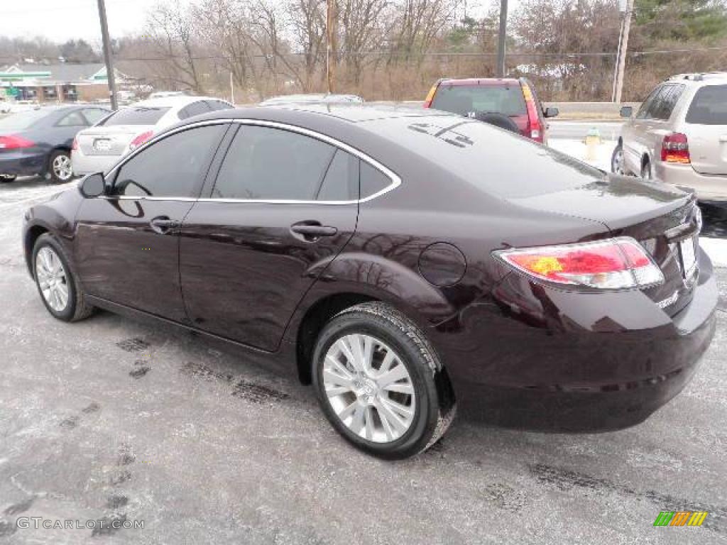 2010 MAZDA6 i Touring Sedan - Black Cherry Metallic / Beige photo #2