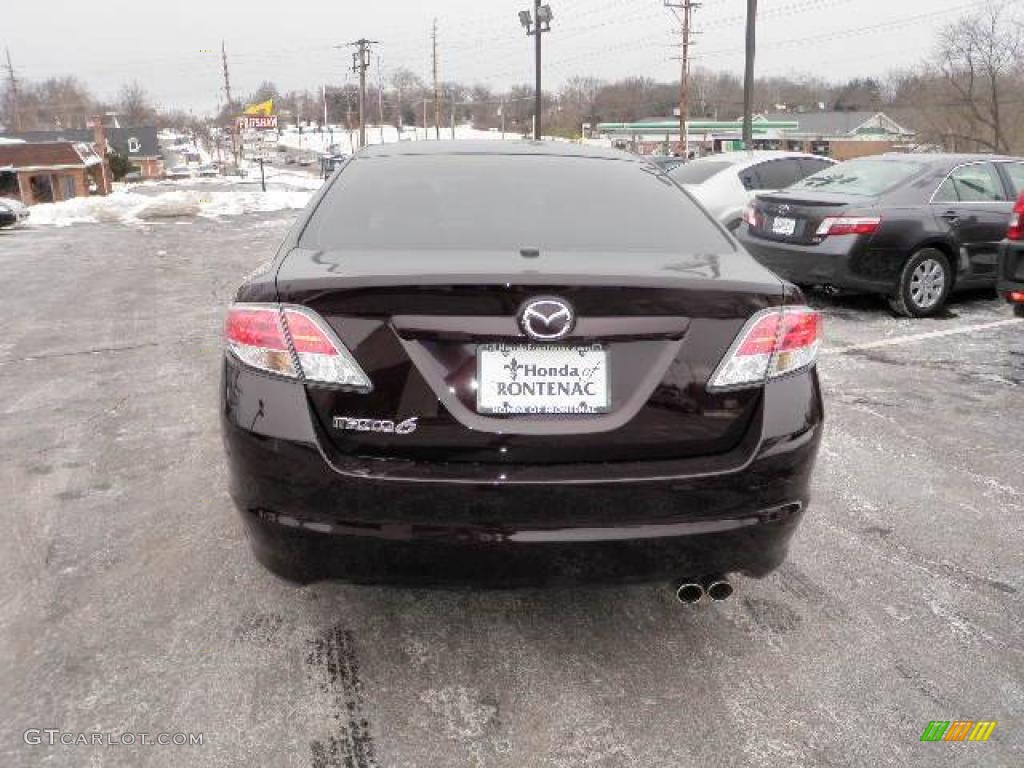 2010 MAZDA6 i Touring Sedan - Black Cherry Metallic / Beige photo #3