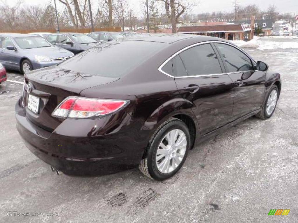 2010 MAZDA6 i Touring Sedan - Black Cherry Metallic / Beige photo #4