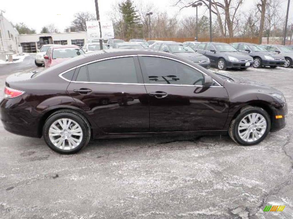2010 MAZDA6 i Touring Sedan - Black Cherry Metallic / Beige photo #5
