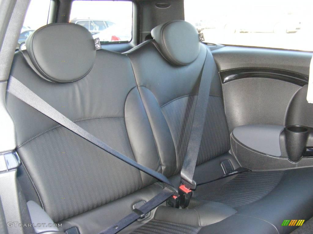Punch Carbon Black Leather Interior 2009 Mini Cooper John Cooper Works Clubman Photo #24746563