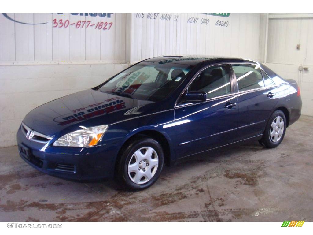 2006 Accord LX Sedan - Royal Blue Pearl / Gray photo #3