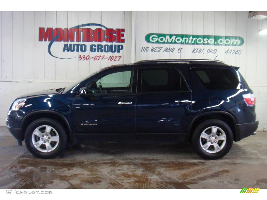 2007 Acadia SLE - Deep Blue Metallic / Titanium photo #1