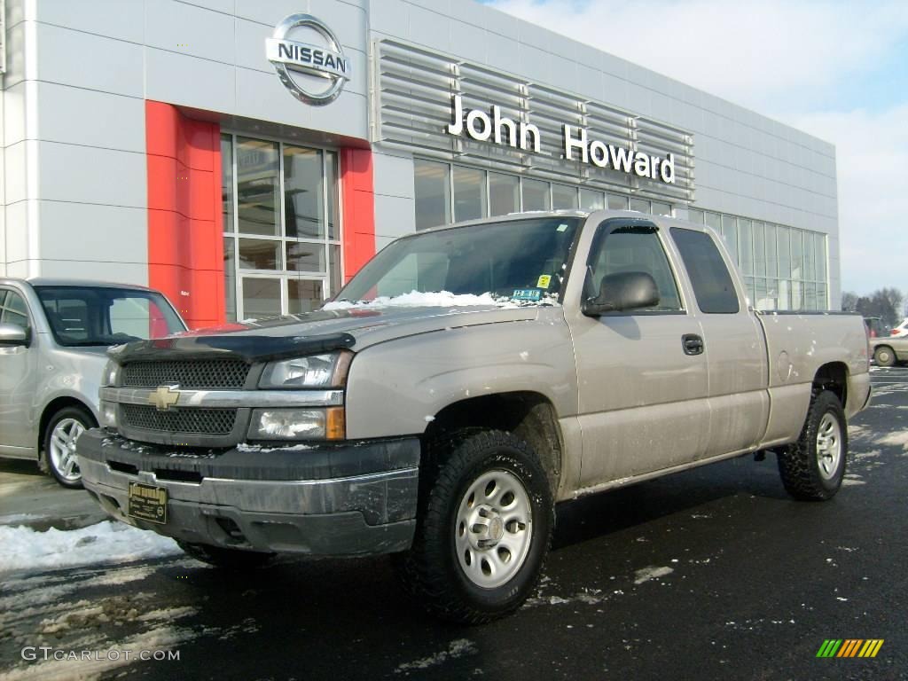 2005 Silverado 1500 Extended Cab 4x4 - Silver Birch Metallic / Dark Charcoal photo #1